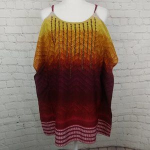 Jessica Simpson Multi-colored Blouse Size S